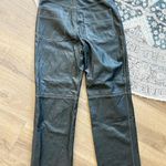 Free People  It Factor Vegan Leather Straight Leg Pants Photo 9