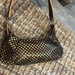 Tosca Blu Y2K Black Netted Orange Shoulder Bag Photo 8