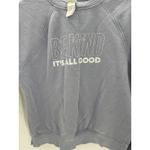 H&M  periwinkle blue "Be Kind - It's All Good" short sleeve sweatshirt cotton Photo 7