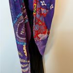 Alberto Makali Vibrant Purple and Red Maxi Dress vintage 1990s Colorful Dress Photo 13