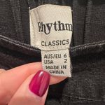 Rhythm Black Classic Pull On Pants Size 2 Cotton Rayon Boho Beach Vacation Photo 2