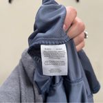 Jenny Yoo NWOT  Issa Off-The-Shoulder Stretch Velvet Column Gown size 2 Blue Photo 7