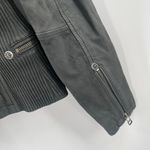 Affliction Leather Jacket Women's Small NWT #99 Livestock Biker MMA Cross Zipper Photo 10