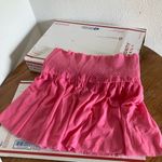 SCEE by Twin Set women's size S small long elastic slouch waist lined mini skirt Pink Photo 2