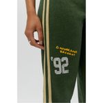 Free People Green Yellow Retro Vintage Striped Joggers Straight Leg Sweatpants Photo 97