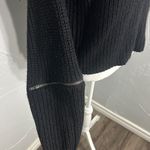 Poof! Classic Black V-Neck Sweater Photo 2