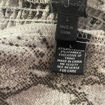 J for Justify Modern Top with bare shoulders and snake print size L. Photo 4