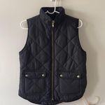 J.Crew Black Quilted Vest Photo 2