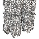 Steve brand black and white print cute Nighty. Cute ruffled bottom half Black Size L Photo 2