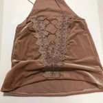 DO+BE Velvet lace‎ back tank Sz S Photo 3