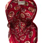 Vera Bradley Quilted "Rosey Posies" Red Backpack Handbag Bohemian Floral Photo 11