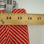 Boden Orange Striped Pencil Skirt Women's 8 Classic Career Preppy Fall Straight Photo 7