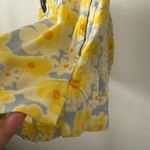 RVCA  Yellow and Gray Floral Women's Athletic Shorts Photo 1