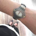 Chico's Chico’s Mother of Pearl Two Tone Watch Cuff Photo 0