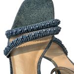 Sam Edelman $160  Blue Wash Beaded Woven Kia Denim Sandal Size 6 Photo 3