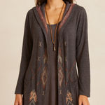 Johnny Was  Biya Long‎ Line Embroidered Cardigan Photo 0