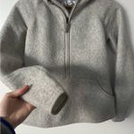 Smartwool  XS Light Grey Hudson Trail Fleece Wool Pullover Photo 3