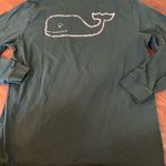 Vineyard Vines  Green Long Sleeve Men's L Large T-Shirt Top Shirt Whale Logo Photo 4