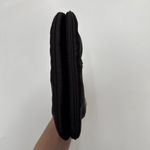 Lord and Taylor Vintage Black Satin Small Clutch Bag Metal Evening Designer Photo 7