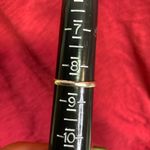 Elegant Silver over Brass and Ruby Gemstone Ring Photo 1