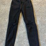 American Eagle  Black Straight Mom Jeans  Photo 0