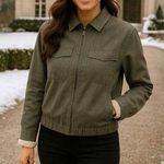 Cynthia Rowley NWTs  Linen Blend Jacket Streetwear Downtown Cottagecore Classic Photo 0