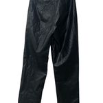 Nasty Gal NWT  Vegan Split Front Faux Leather Pants Sz 4 Photo 3