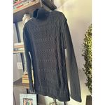 RTA Addison Turtleneck Knit Sweater Black Womens Size Small Photo 3