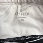 Athleta Relay Cropped Legging Striped Black White Photo 5