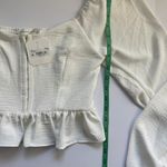 Altar'd State  Women's White Off-Shoulder Top Size Small NWT Photo 5