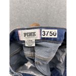 PINK - Victoria's Secret  Women's Blue Denim Shorts Shorties 6 Cotton Distressed Photo 2