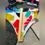 Raisin's  Pink and Blue Bikini Swimwear Set Size M Photo 5