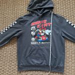 Nintendo  MarioKart Gaming Sweatshirt Hoodie Pullover Gray Size Medium Photo 6