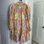 Hunter Bell NWOT  Blakely Dress Silk Belted Long Sleeve Floral Patchwork Photo 3