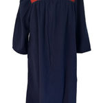 Appel VTG 80s 90s whimsical bears cabincore warm and cozy long zip house robe M Blue Size M Photo 0