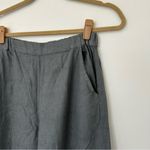 CP Shades  Cropped Wendy Pant In Carbon Hemp Linen Womens Medium Gray Photo 4