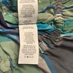 Aerie women Blue Green Plaid Tie Front V Neck Crop Top Plunge Neckline Sz L NWT Photo 4