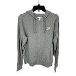 Nike  Full Zip Hoodie Women's Large Gray‎ Sweatshirt Hooded Jacket Photo 1