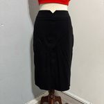 Virtue Women Elegant Black Pencil Stretchy Business Casual Skirt Size 8 Photo 1