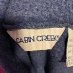 Cabin creek  blue heavy fleece zip up collared winter jacket Photo 5