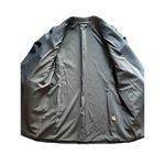 Gianni Bini Navy Blue Jemma Ruched 3/4 Sleeve Shawl Collar Twill Boyfriend Blaze Photo 7