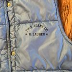 Ralph Lauren Vintage polo jeans co. Puffer vest in light blue Photo 2
