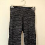 Aerie AMERICAN EAGLE Gray Black Space Dye High Waisted Rise Cropped Leggings S Photo 2