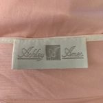 Vintage 60's Ashley Ames Nylon Robe L Pink Embroidered Tie Front Peignoir Size L Photo 7