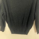 Exlura  Pullover Black Chunky Knit Sweater Size S/M Photo 7