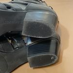 Nine West  ankle Boots leather motorcycle black NWCarrillo shoe zip boot Sz 8M Photo 7