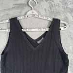 Banana Republic  Sweater Vest Black Top Drawstring Cinched Fairy Grunge Large Y2K Photo 3