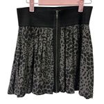 PINK - Victoria's Secret Vintage Victorias Secret Pink Animal Print Exposed Zipper Front Mini Skirt XS Photo 9