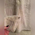 Ralph Lauren Lauren  Cream Polar Sherpa Faux Shearling 1/4 zip pullover; size M Photo 4