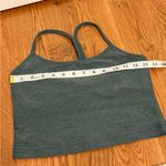 Beyond Yoga Spacedye Slim Racerback Cropped Tank Dusty Forest Heather Size Small Photo 7